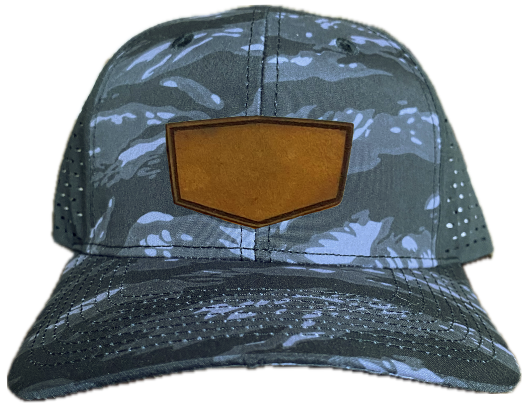Black Tiger Stripe Low Profile Trucker