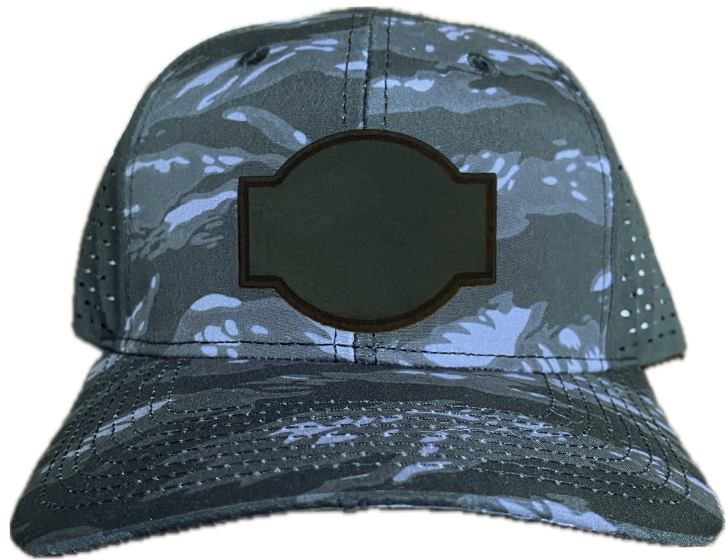 Black Tiger Stripe Low Profile Trucker