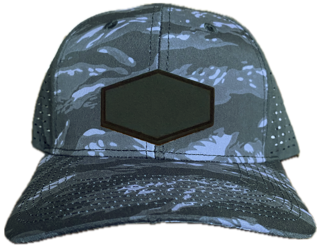 Black Tiger Stripe Low Profile Trucker