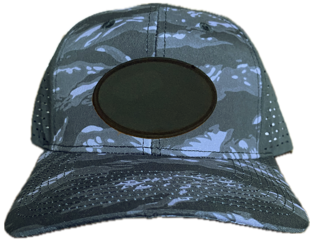 Black Tiger Stripe Low Profile Trucker