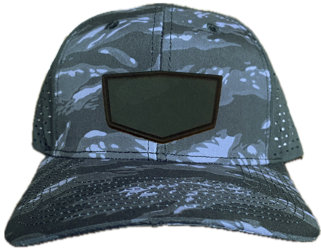 Black Tiger Stripe Low Profile Trucker