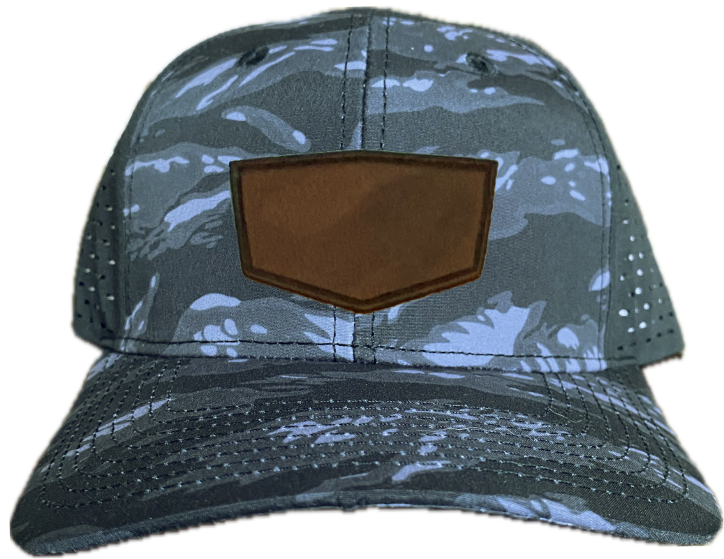 Black Tiger Stripe Low Profile Trucker
