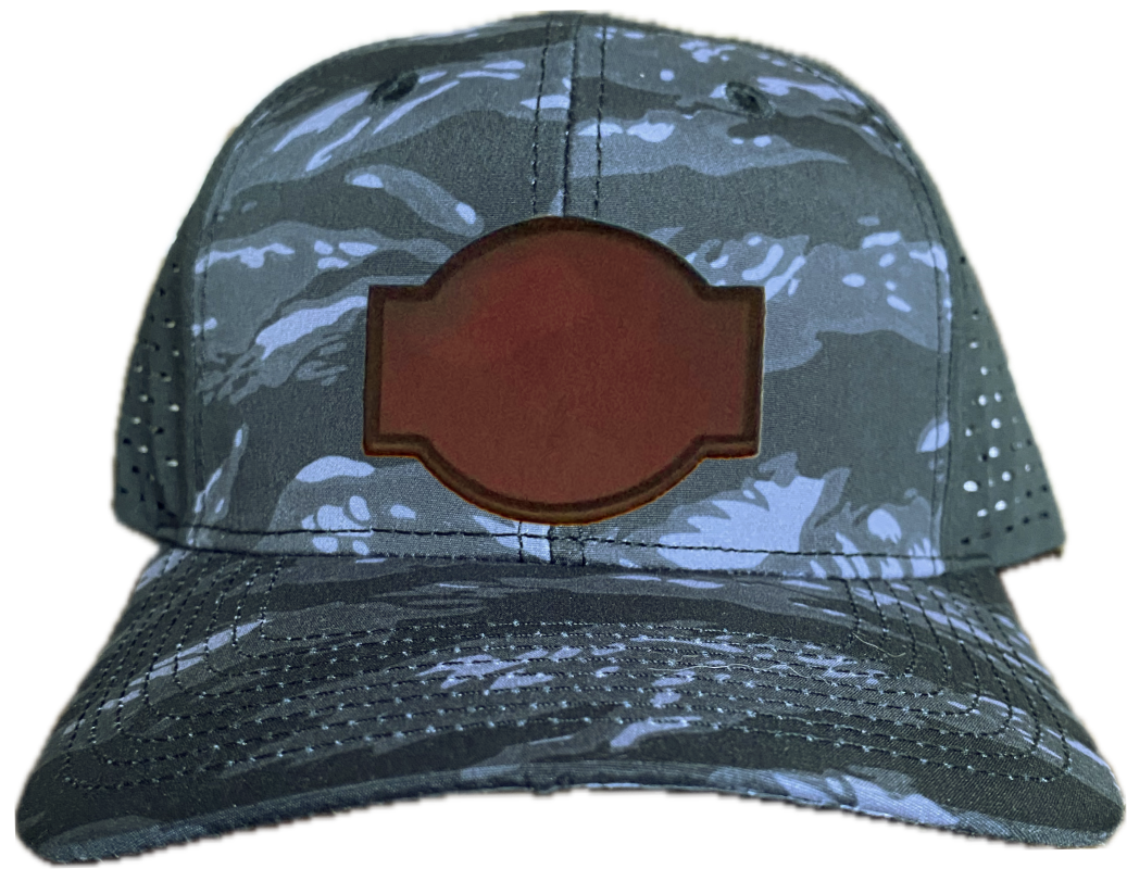 Black Tiger Stripe Low Profile Trucker