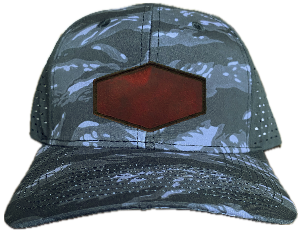 Black Tiger Stripe Low Profile Trucker