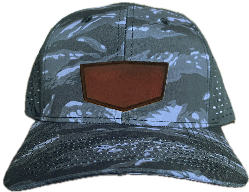 Black Tiger Stripe Low Profile Trucker