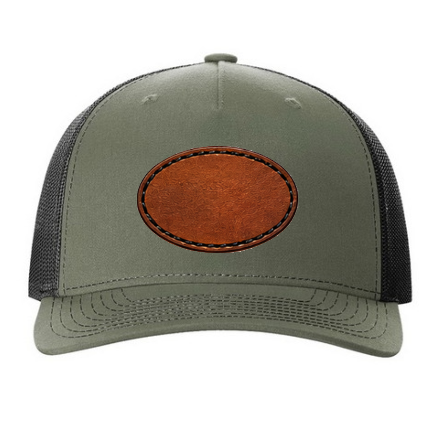 Richardson 112 Colors Leather Patch Trucker Hat