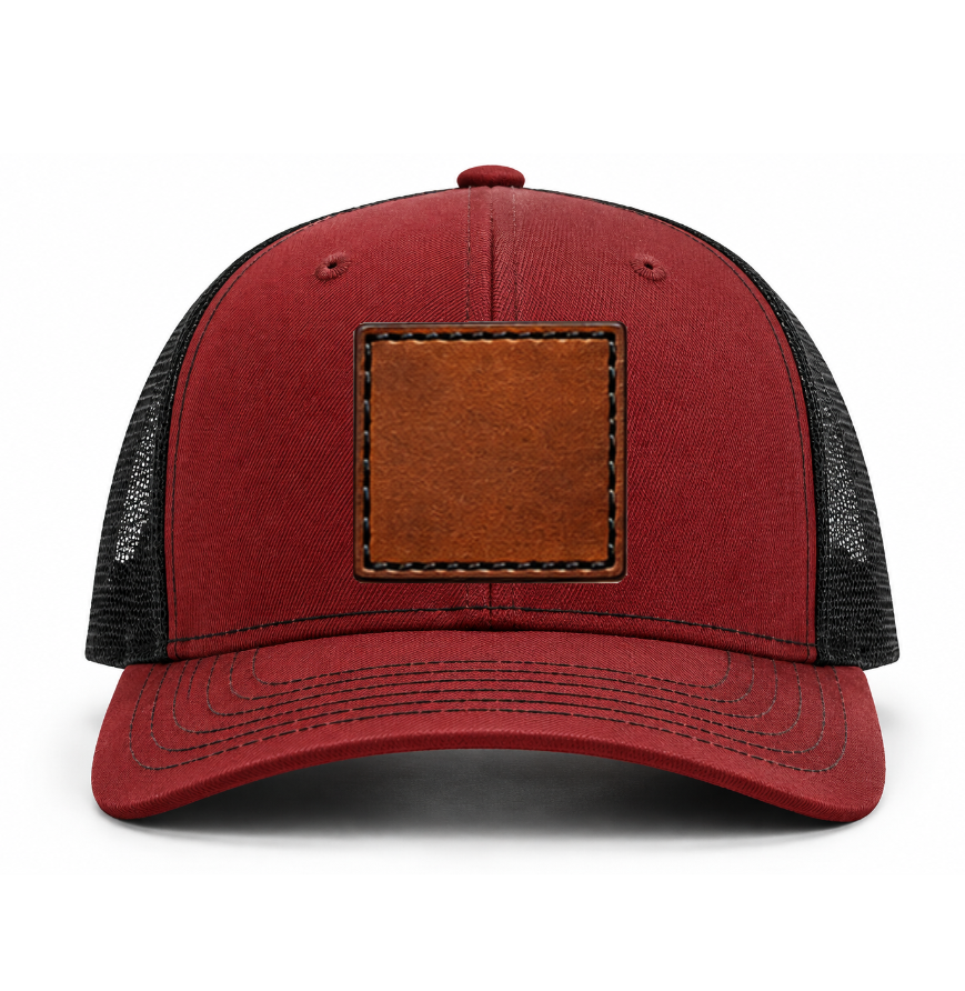 Richardson 112 Colors Leather Patch Trucker Hat
