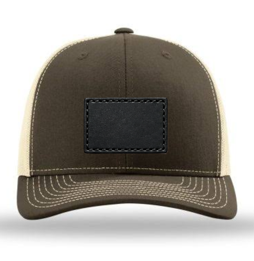 Richardson 112 Colors Leather Patch Trucker Hat