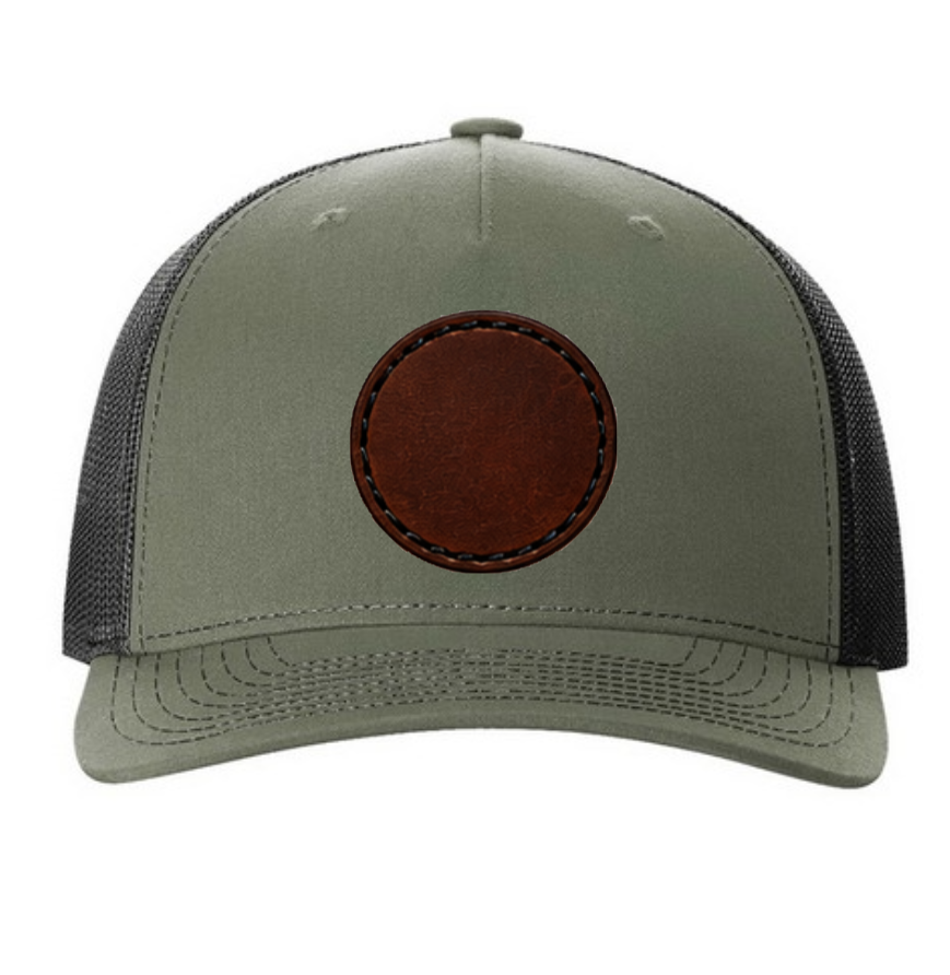 Richardson 112 Colors Leather Patch Trucker Hat