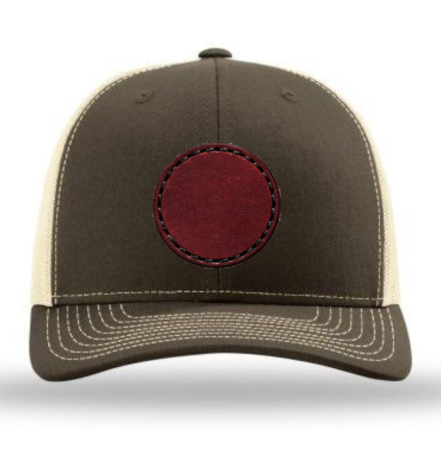 Richardson 112 Colors Leather Patch Trucker Hat