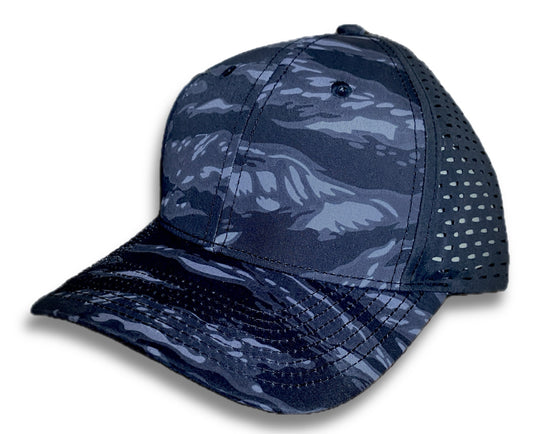 Black Tiger Stripe Low Profile Trucker