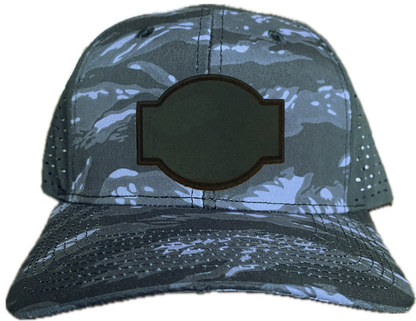 Black Tiger Stripe Low Profile Trucker