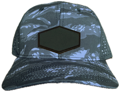 Black Tiger Stripe Low Profile Trucker