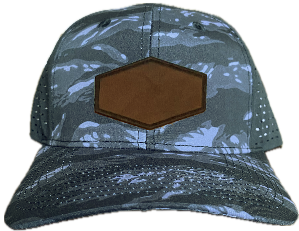 Black Tiger Stripe Low Profile Trucker