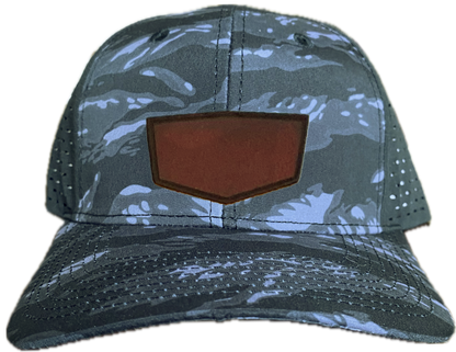 Black Tiger Stripe Low Profile Trucker