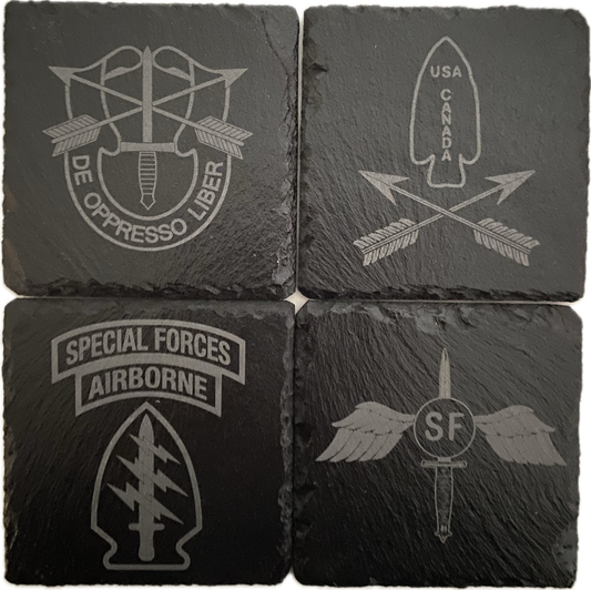 SF Slate Coaster Set