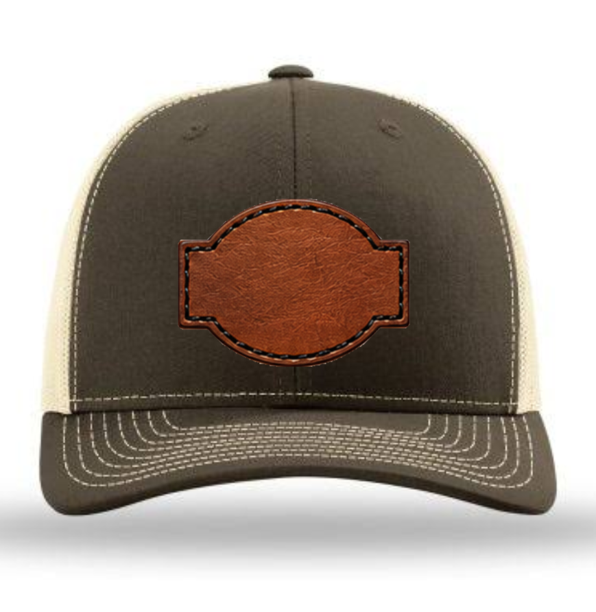 Richardson 112 Colors Leather Patch Trucker Hat