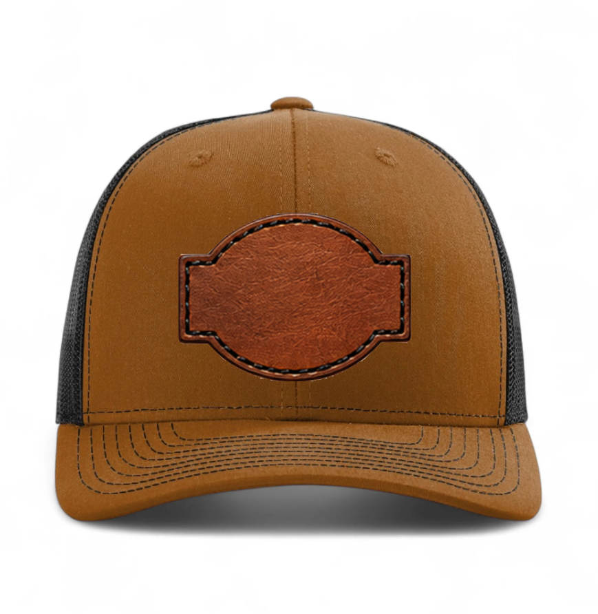 Richardson 112 Colors Leather Patch Trucker Hat