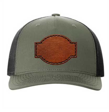 Richardson 112 Colors Leather Patch Trucker Hat