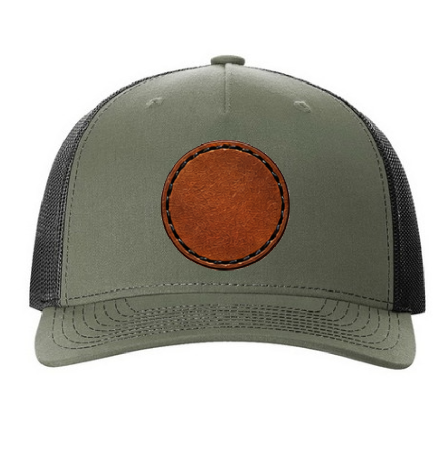 Richardson 112 Colors Leather Patch Trucker Hat