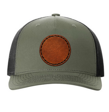 Richardson 112 Colors Leather Patch Trucker Hat