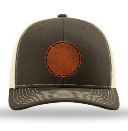 Richardson 112 Colors Leather Patch Trucker Hat