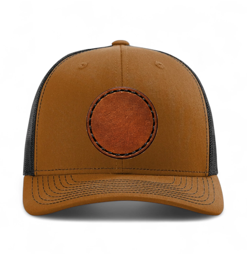 Richardson 112 Colors Leather Patch Trucker Hat