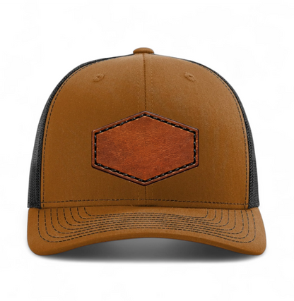 Richardson 112 Colors Leather Patch Trucker Hat