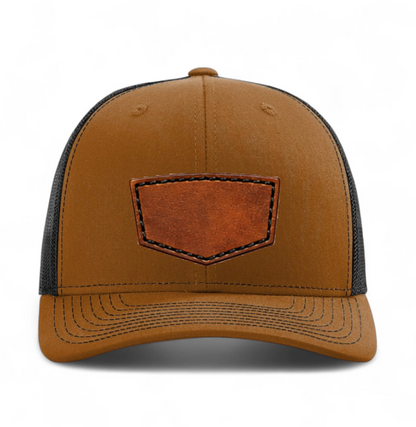 Richardson 112 Colors Leather Patch Trucker Hat