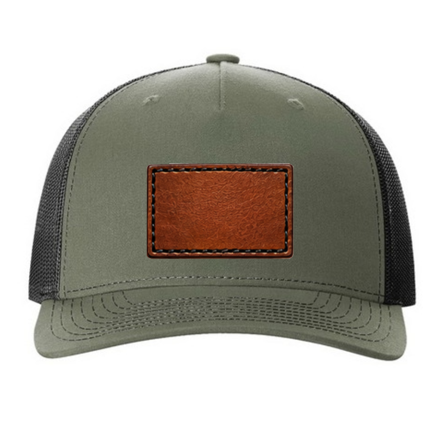 Richardson 112 Colors Leather Patch Trucker Hat