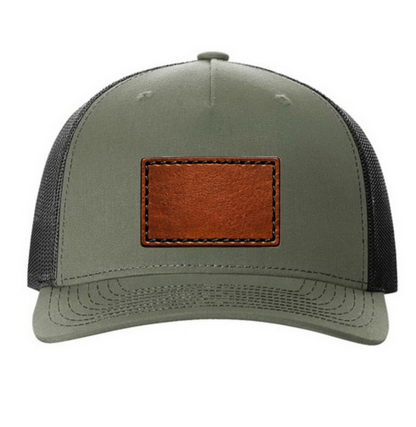 Richardson 112 Colors Leather Patch Trucker Hat