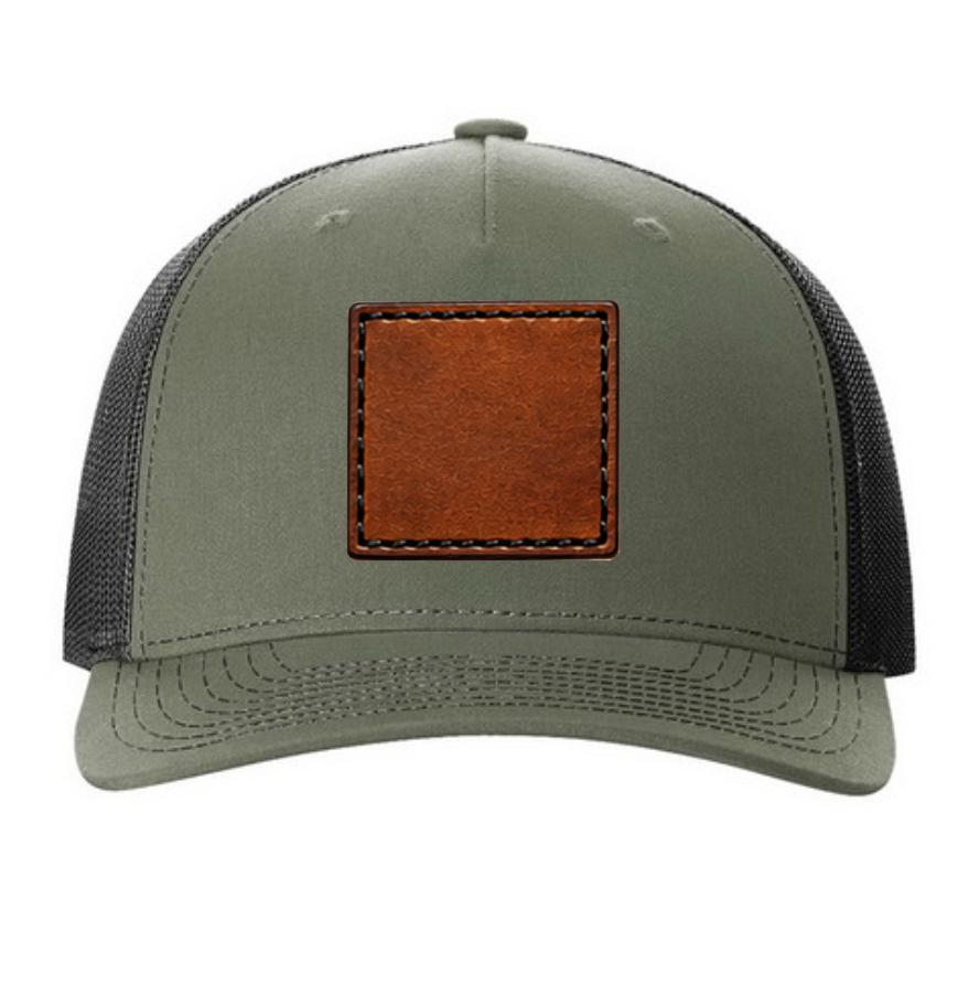 Richardson 112 Colors Leather Patch Trucker Hat