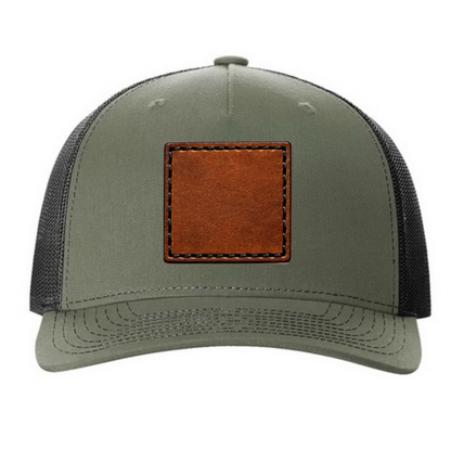 Richardson 112 Colors Leather Patch Trucker Hat