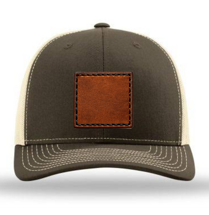 Richardson 112 Colors Leather Patch Trucker Hat