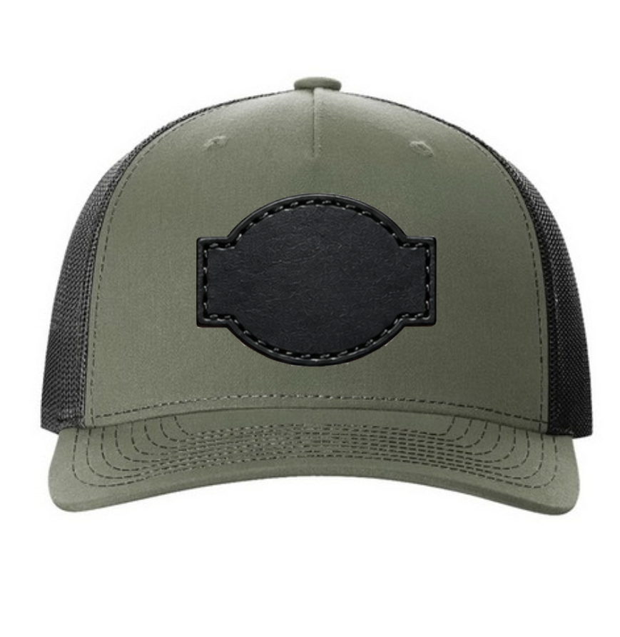 Richardson 112 Colors Leather Patch Trucker Hat
