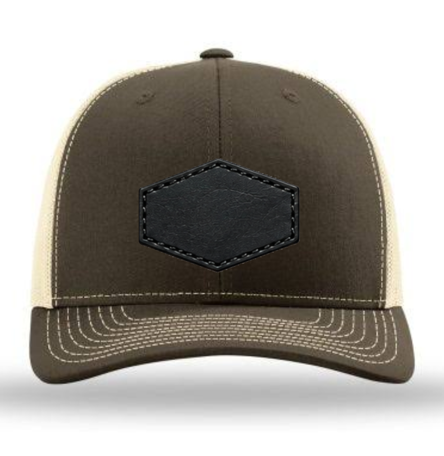 Richardson 112 Colors Leather Patch Trucker Hat