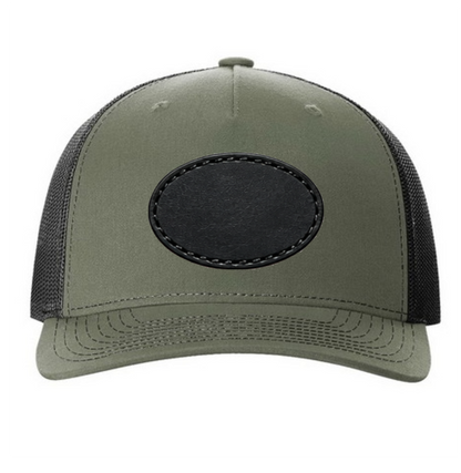Richardson 112 Colors Leather Patch Trucker Hat