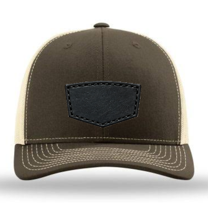 Richardson 112 Colors Leather Patch Trucker Hat
