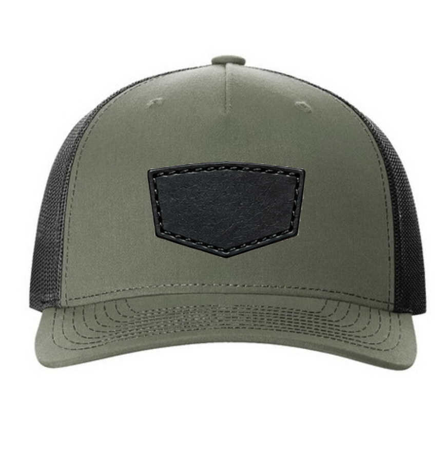 Richardson 112 Colors Leather Patch Trucker Hat