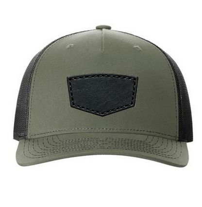 Richardson 112 Colors Leather Patch Trucker Hat