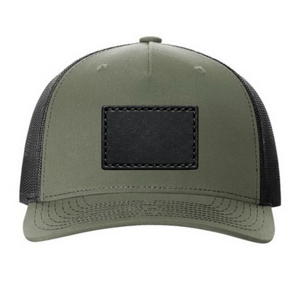 Richardson 112 Colors Leather Patch Trucker Hat