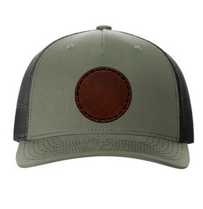 Richardson 112 Colors Leather Patch Trucker Hat
