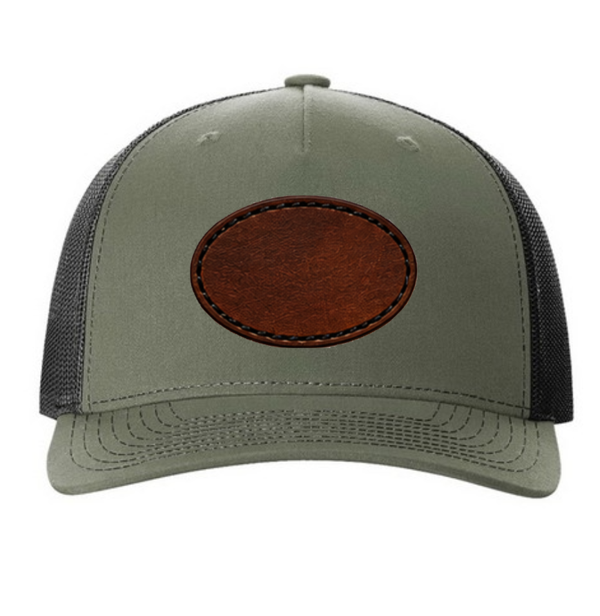 Richardson 112 Colors Leather Patch Trucker Hat