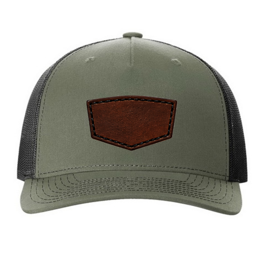 Richardson 112 Colors Leather Patch Trucker Hat