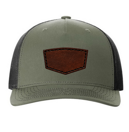Richardson 112 Colors Leather Patch Trucker Hat