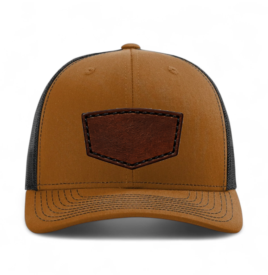 Richardson 112 Colors Leather Patch Trucker Hat