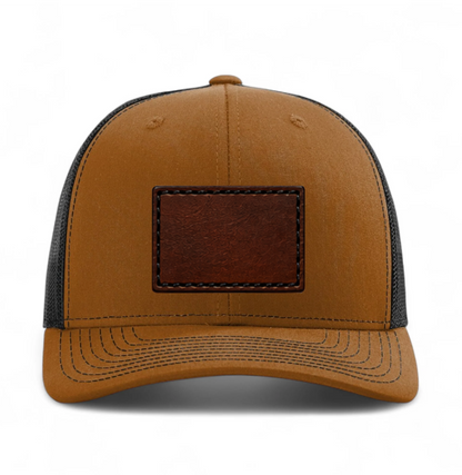 Richardson 112 Colors Leather Patch Trucker Hat
