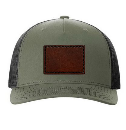 Richardson 112 Colors Leather Patch Trucker Hat