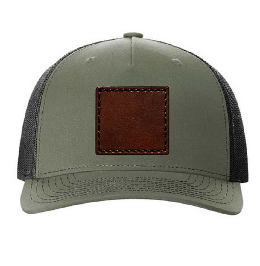 Richardson 112 Colors Leather Patch Trucker Hat