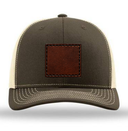 Richardson 112 Colors Leather Patch Trucker Hat